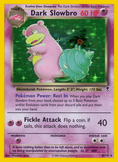 Dark Slowbro Legendary Collection #8