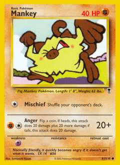 Mankey Legendary Collection #81