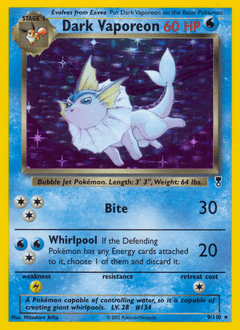 Dark Vaporeon Legendary Collection #9