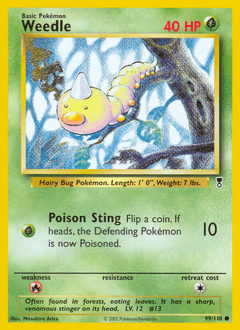 Weedle Legendary Collection #99