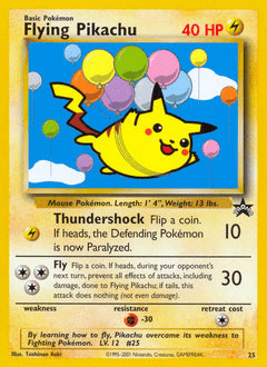 Flying Pikachu Wizards Black Star Promos #25