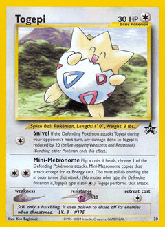 Togepi Wizards Black Star Promos #30