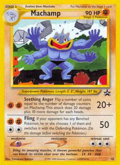 Machamp Wizards Black Star Promos #43