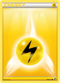 Lightning Energy Black & White #108
