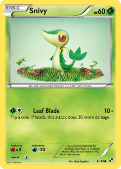 Snivy Black & White #2
