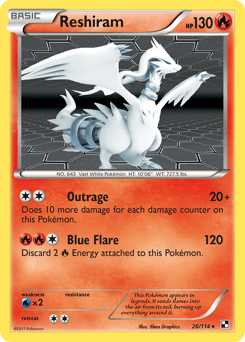 Reshiram Black & White #26