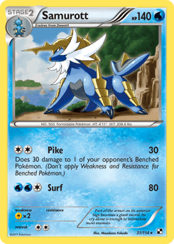Samurott Black & White #31