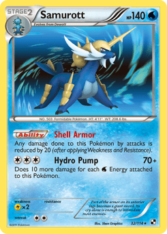 Samurott Black & White #32