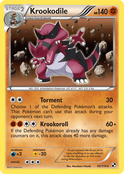Krookodile Black & White #65