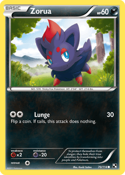 Zorua Black & White #70