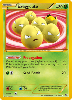 Exeggcute Plasma Blast #102