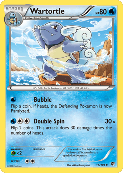 Wartortle Plasma Blast #15
