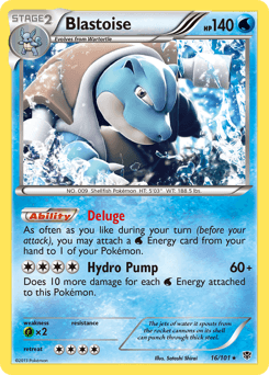 Blastoise Plasma Blast #16