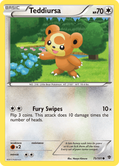 Teddiursa Plasma Blast #75