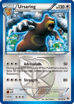 Ursaring Plasma Blast #76