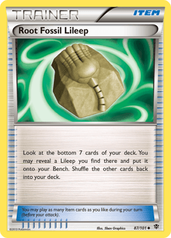 Root Fossil Lileep Plasma Blast #87