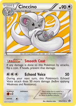 Cinccino Legendary Treasures #105