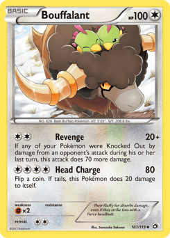 Bouffalant Legendary Treasures #107