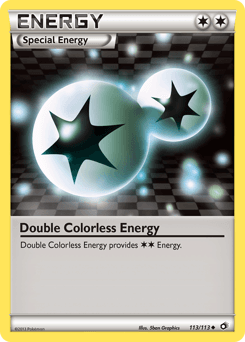 Double Colorless Energy Legendary Treasures #113