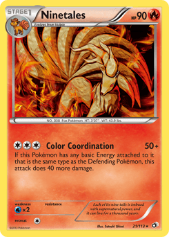 Ninetales Legendary Treasures #21