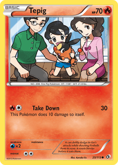 Tepig Legendary Treasures #25