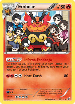 Emboar Legendary Treasures #27