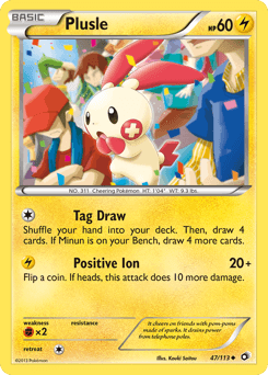 Plusle Legendary Treasures #47