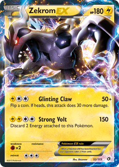Zekrom-EX Legendary Treasures #52