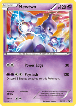 Mewtwo Legendary Treasures #53