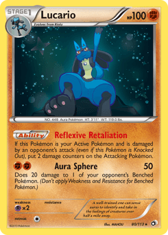 Lucario Legendary Treasures #80
