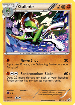 Gallade Legendary Treasures #81