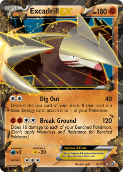 Excadrill-EX Legendary Treasures #82