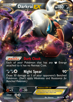 Darkrai-EX Legendary Treasures #88