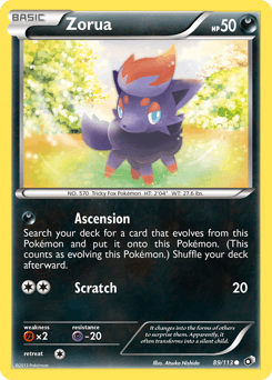 Zorua Legendary Treasures #89