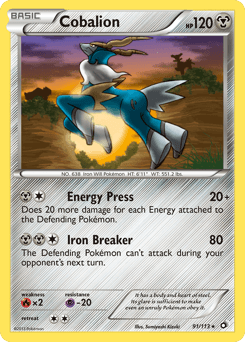 Cobalion Legendary Treasures #91