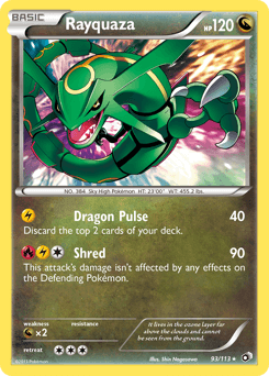 Rayquaza Legendary Treasures #93