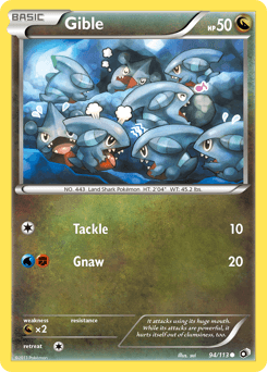 Gible Legendary Treasures #94