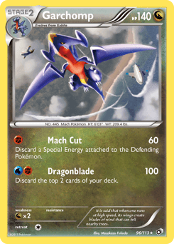 Garchomp Legendary Treasures #96