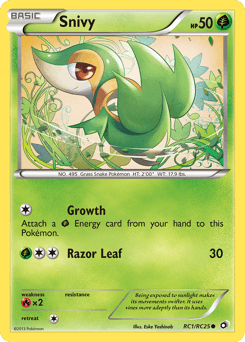 Snivy Legendary Treasures #RC1