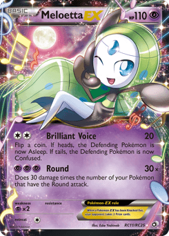 Meloetta-EX Legendary Treasures #RC11