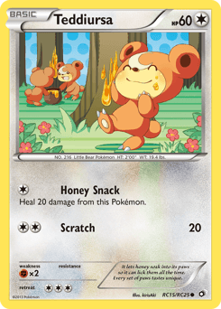 Teddiursa Legendary Treasures #RC15