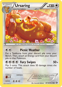 Ursaring Legendary Treasures #RC16