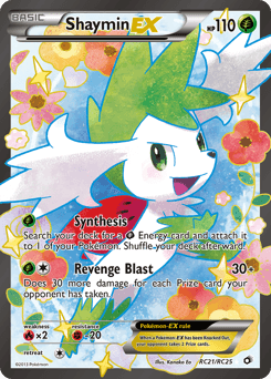 Shaymin-EX Legendary Treasures #RC21