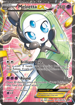 Meloetta-EX Legendary Treasures #RC25