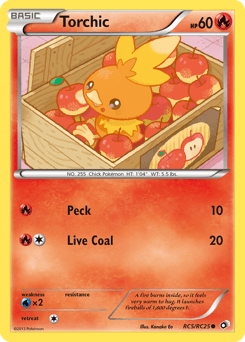 Torchic Legendary Treasures #RC5