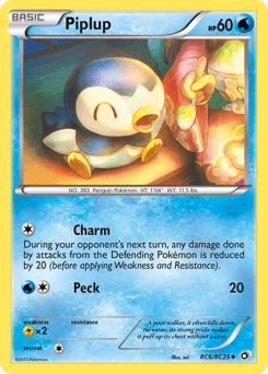 Piplup Legendary Treasures #RC6
