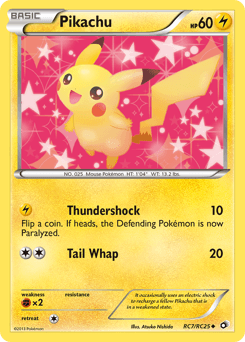 Pikachu Legendary Treasures #RC7