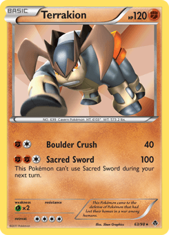 Terrakion Emerging Powers #63