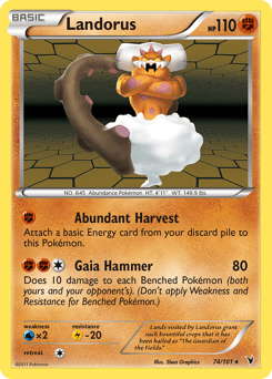 Landorus Noble Victories #74
