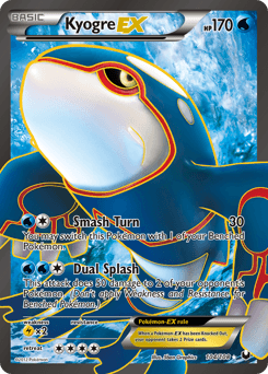 Kyogre-EX Dark Explorers #104